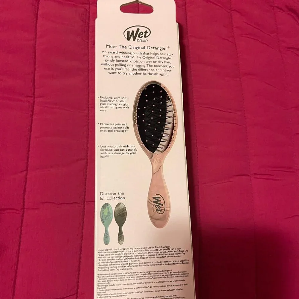 NEW WET BRUSH ORIGINAL DETANGLER ~ LIMITED EDITION TERRAIN TEXTURES DUSTY ROSE
